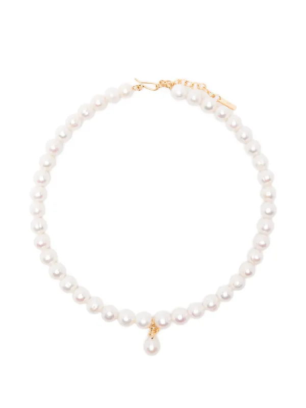 Completedworks Pearl-pendant Necklace in Gold