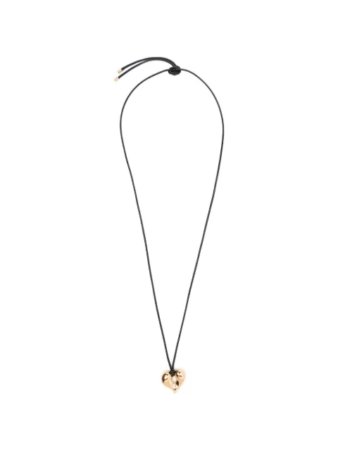 Missoma molten heart-pendant necklace