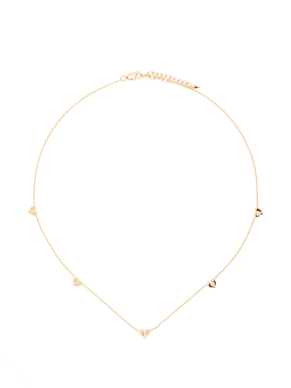 Missoma Molten Heart charm necklace - Oro