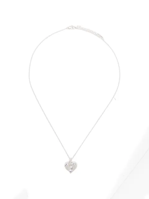 Missoma molten heart-pendant necklace