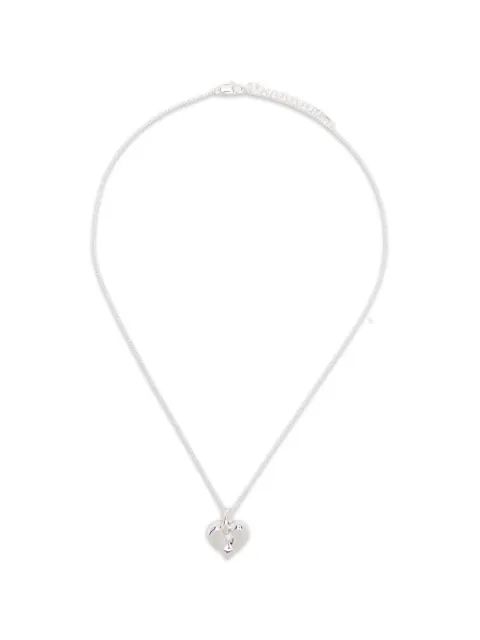 Missoma molten heart-pendant necklace