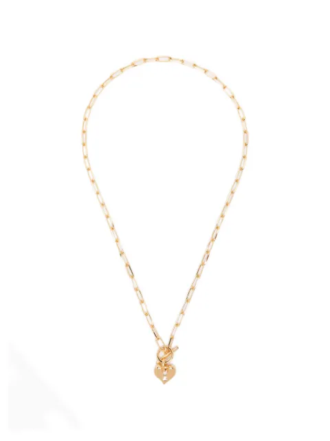 Missoma Molten Heart T-bar necklace