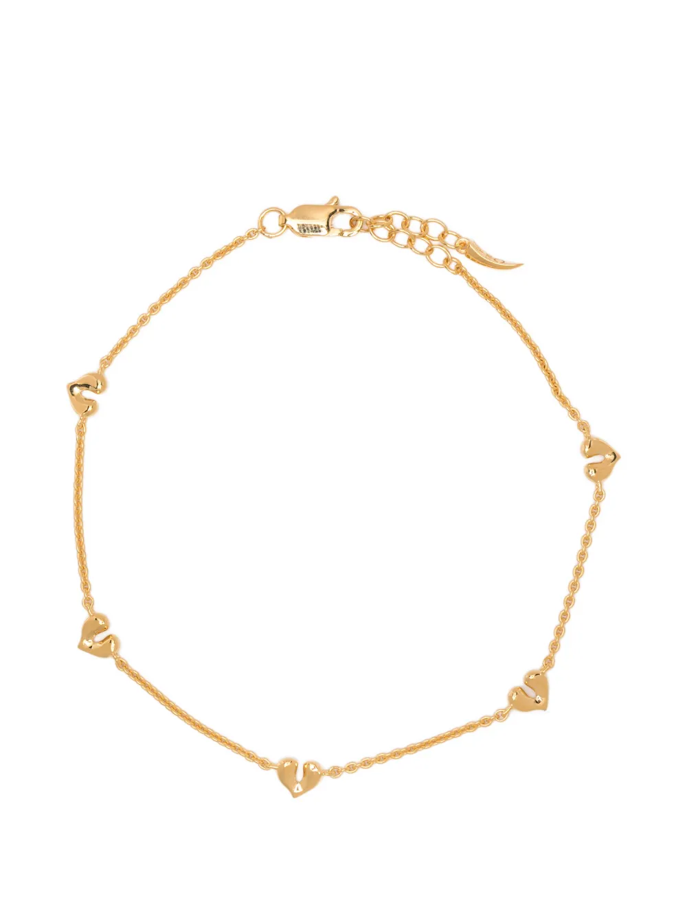 Missoma Molten Heart charm bracelet - Oro