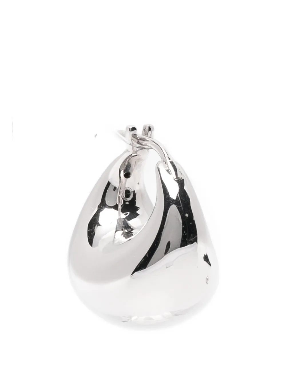 Missoma sculptural chubby hoop earrings - Argento