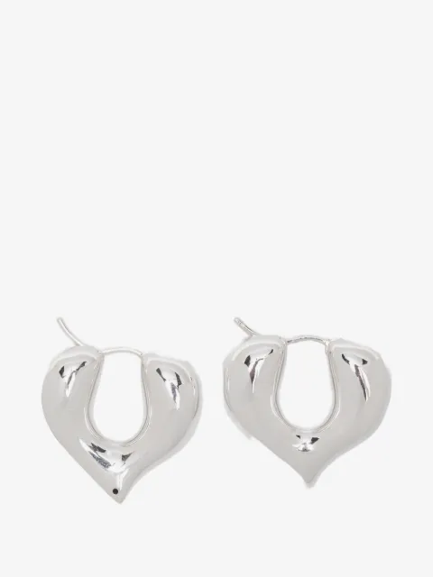 Missoma Molten Heart hoop earrings