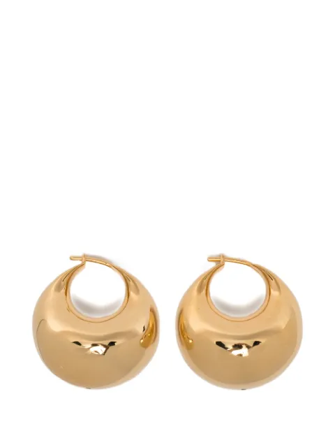 Missoma sculptural chubby hoop earrings
