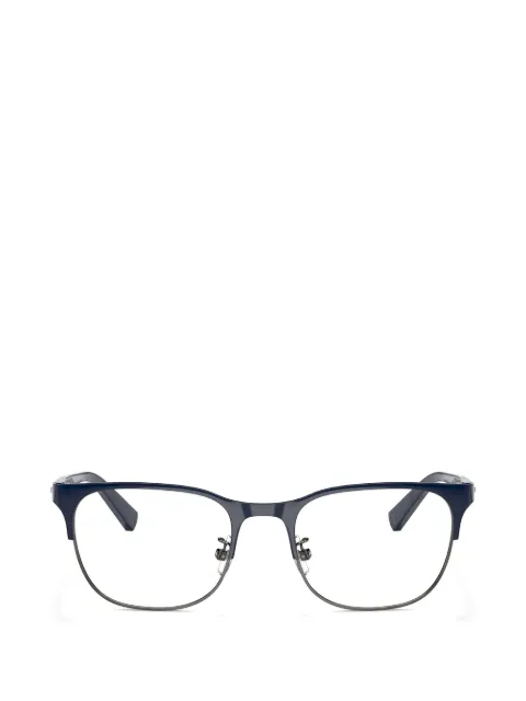 Coach logo-engraved rectangle-frame glasses