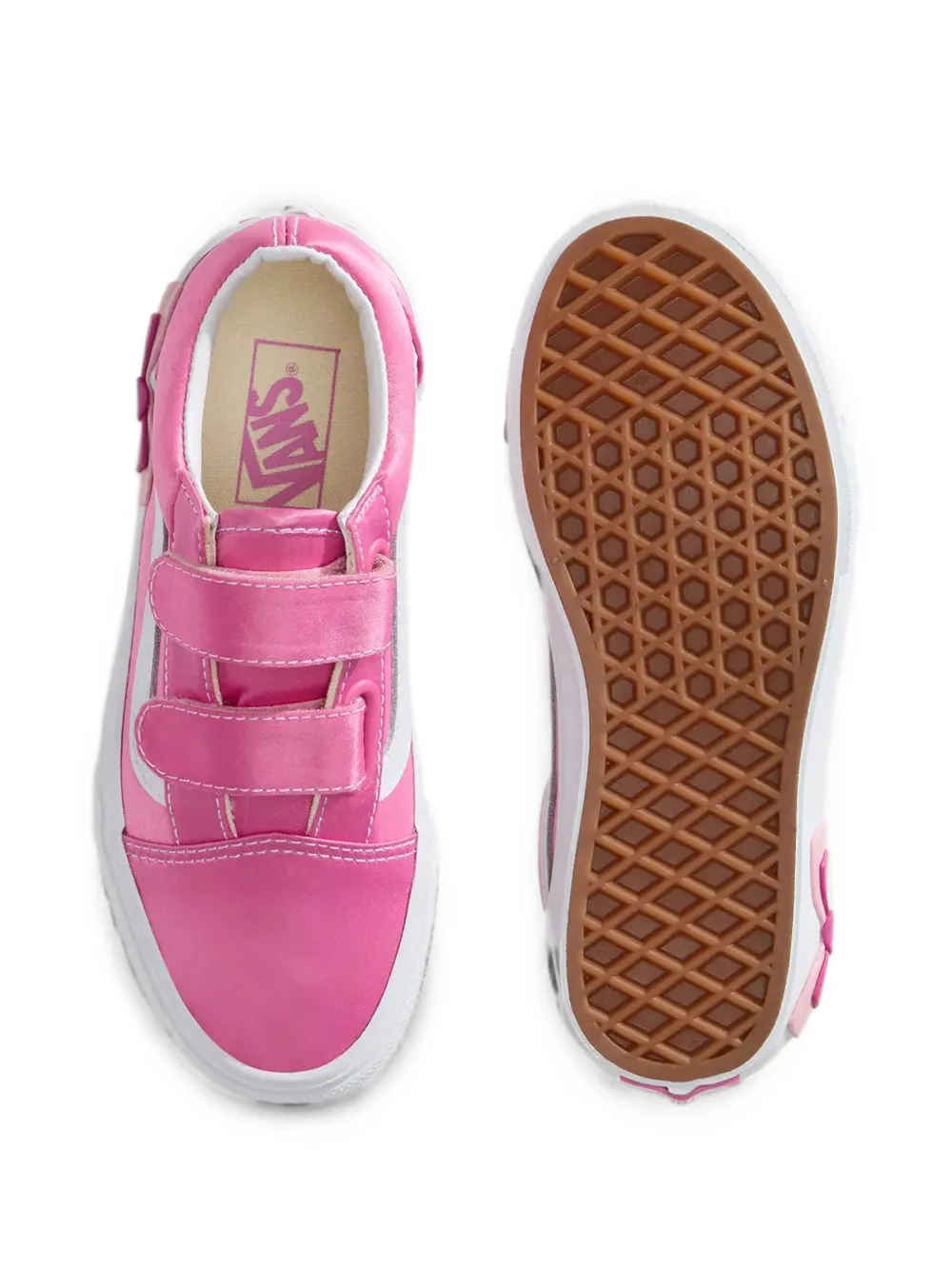 Vans Kids Old Skool V bow-detail sneakers Roze