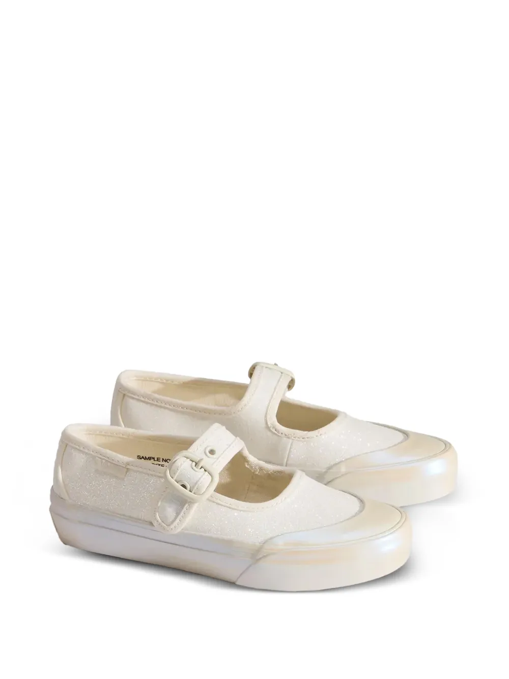 Vans Kids Mary Jane glitter-detail sneakers - Bianco