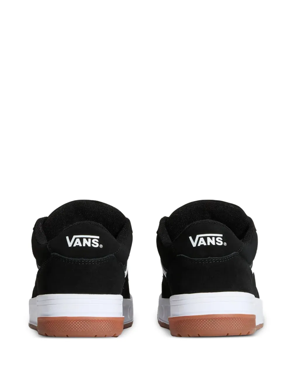 Vans Kids Hylane logo-patch panelled sneakers Zwart