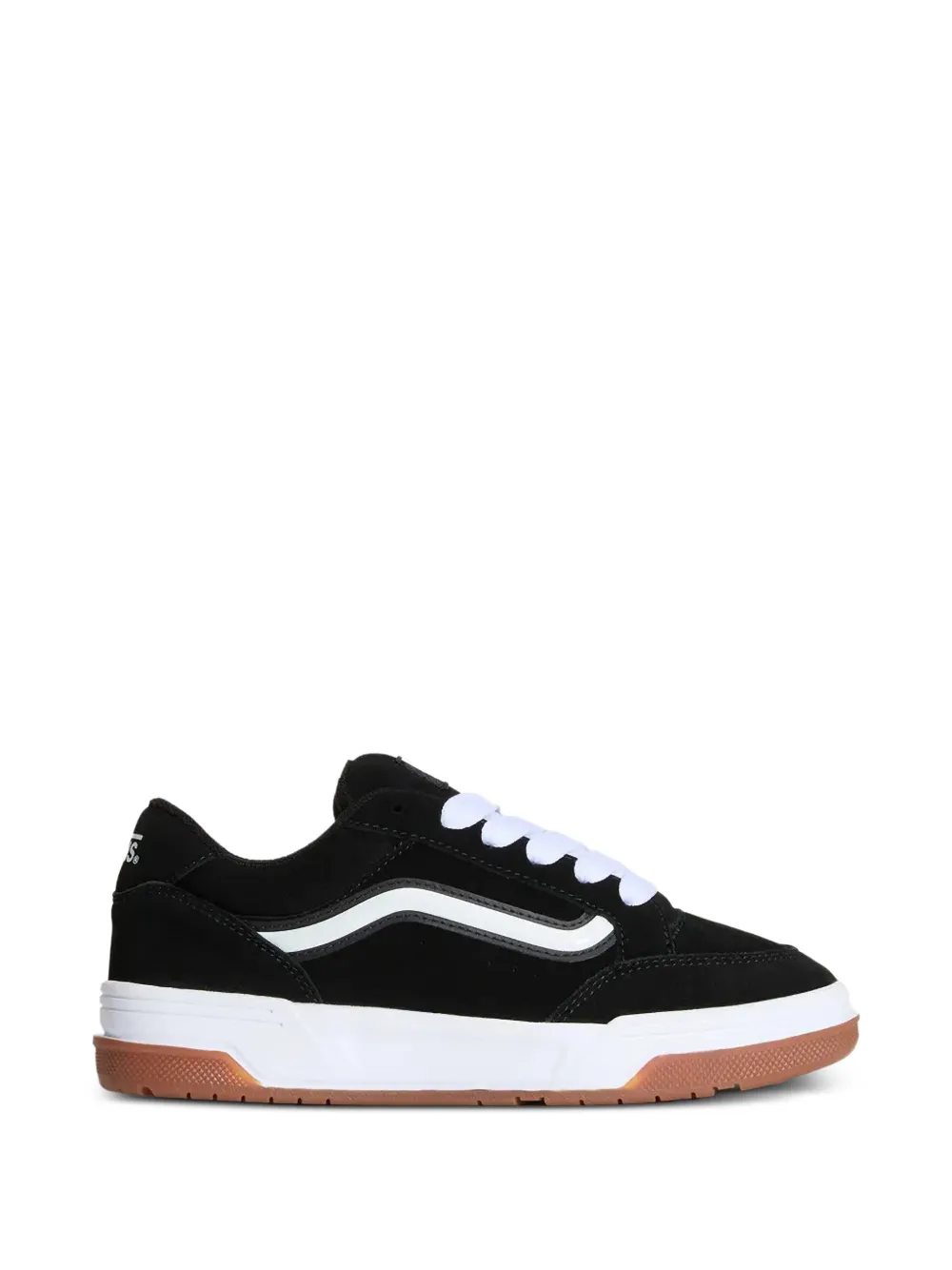 Vans Kids Hylane logo-patch panelled sneakers Zwart