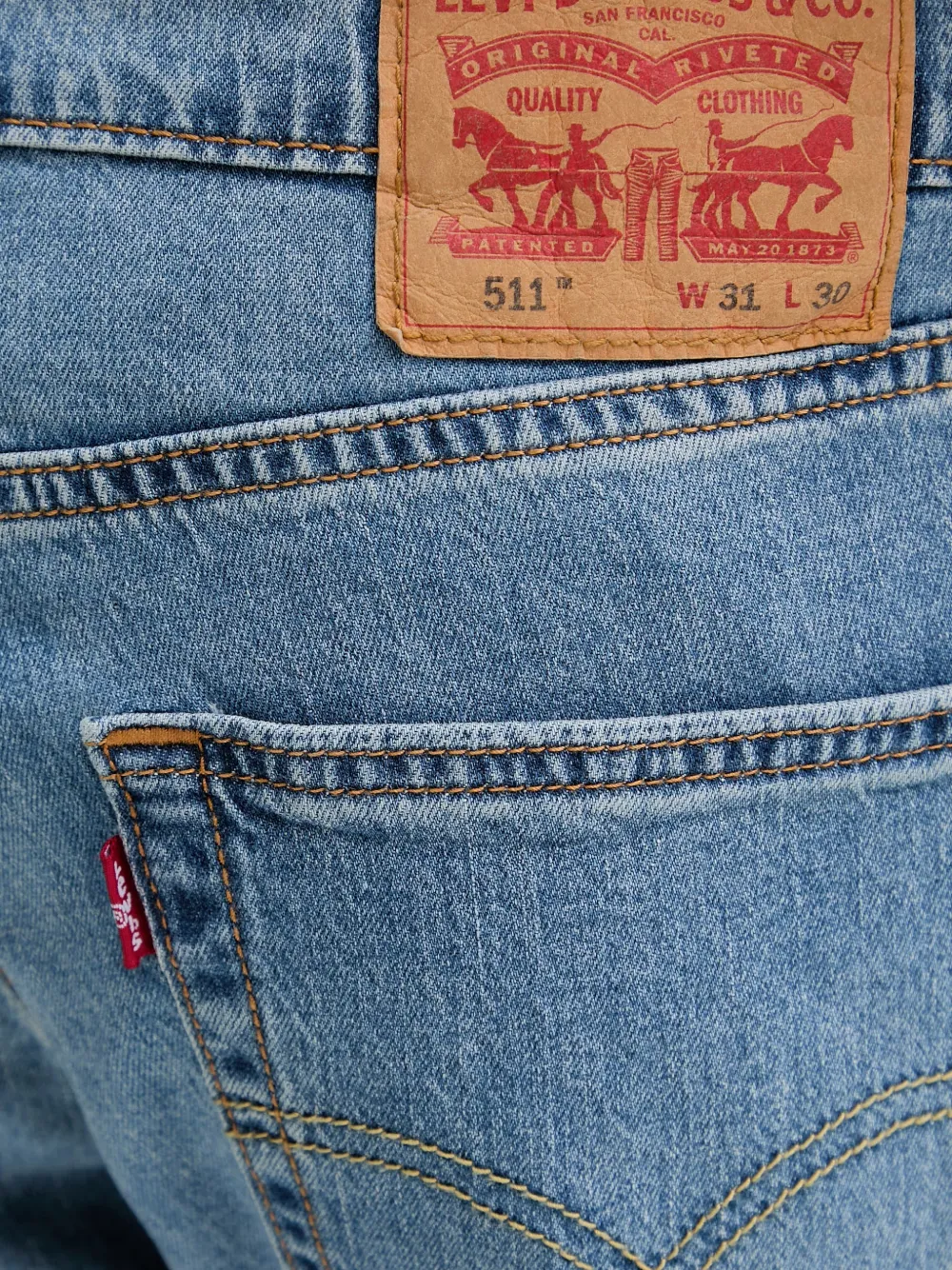 Levi's 511 slim-fit jeans Blauw