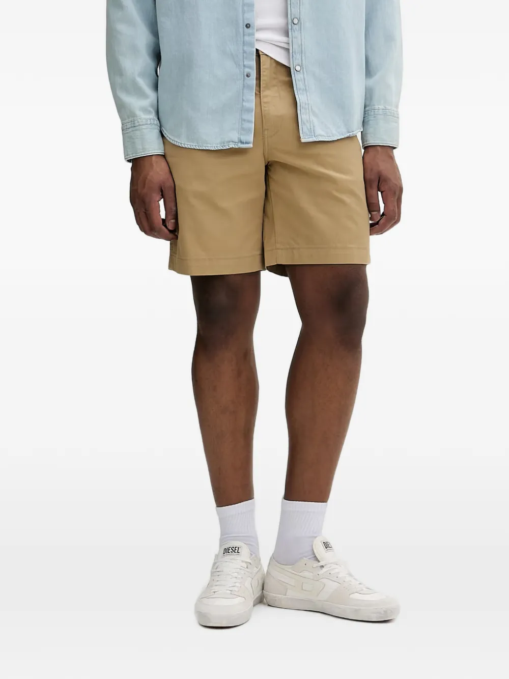 Levi's Authentic logo-patch shorts Beige