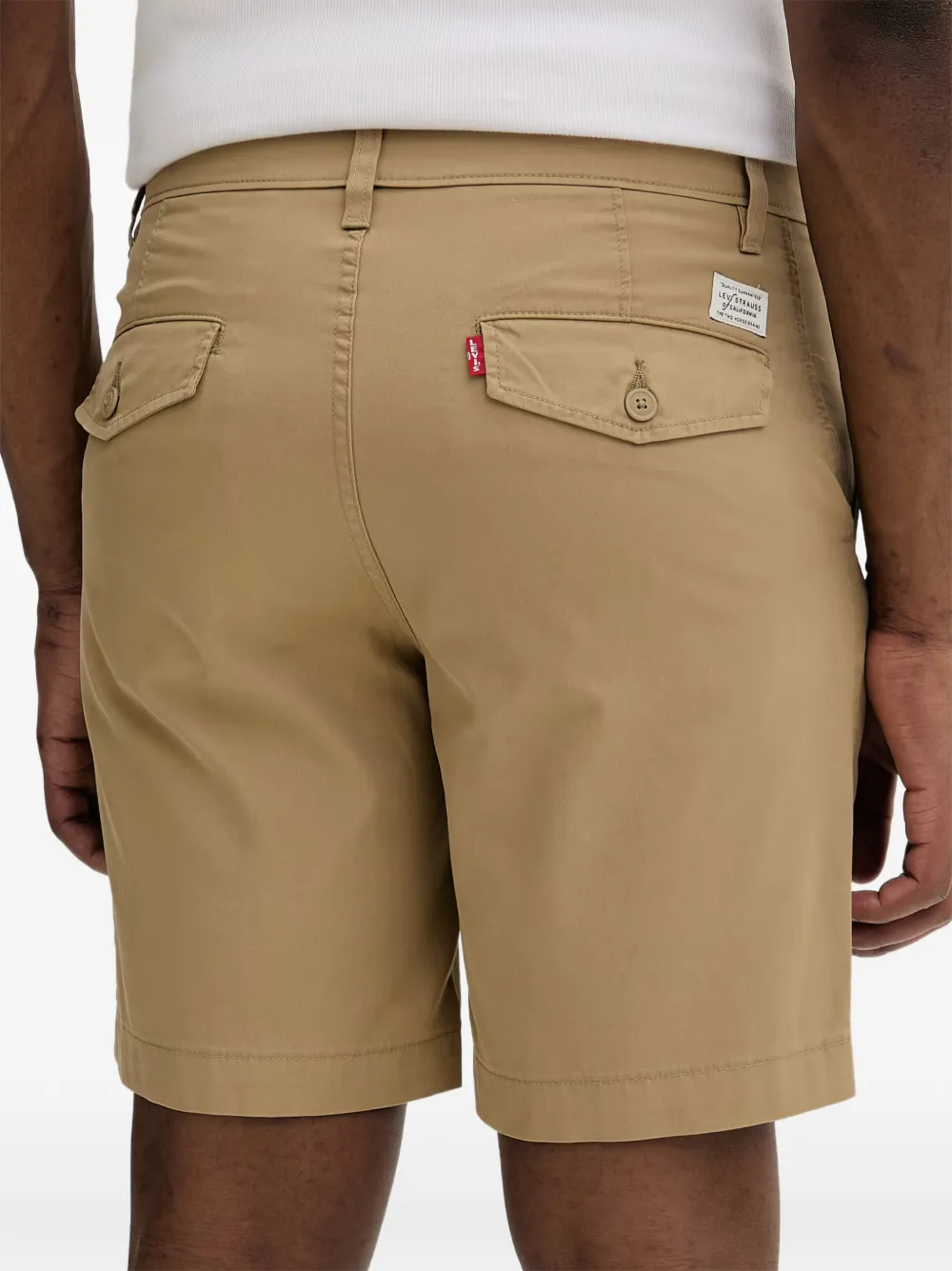 Levi's Authentic logo-patch shorts Beige
