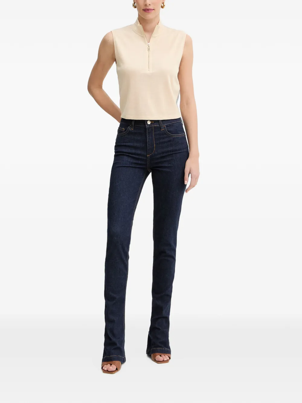 LIU JO Mouwloze top Wit