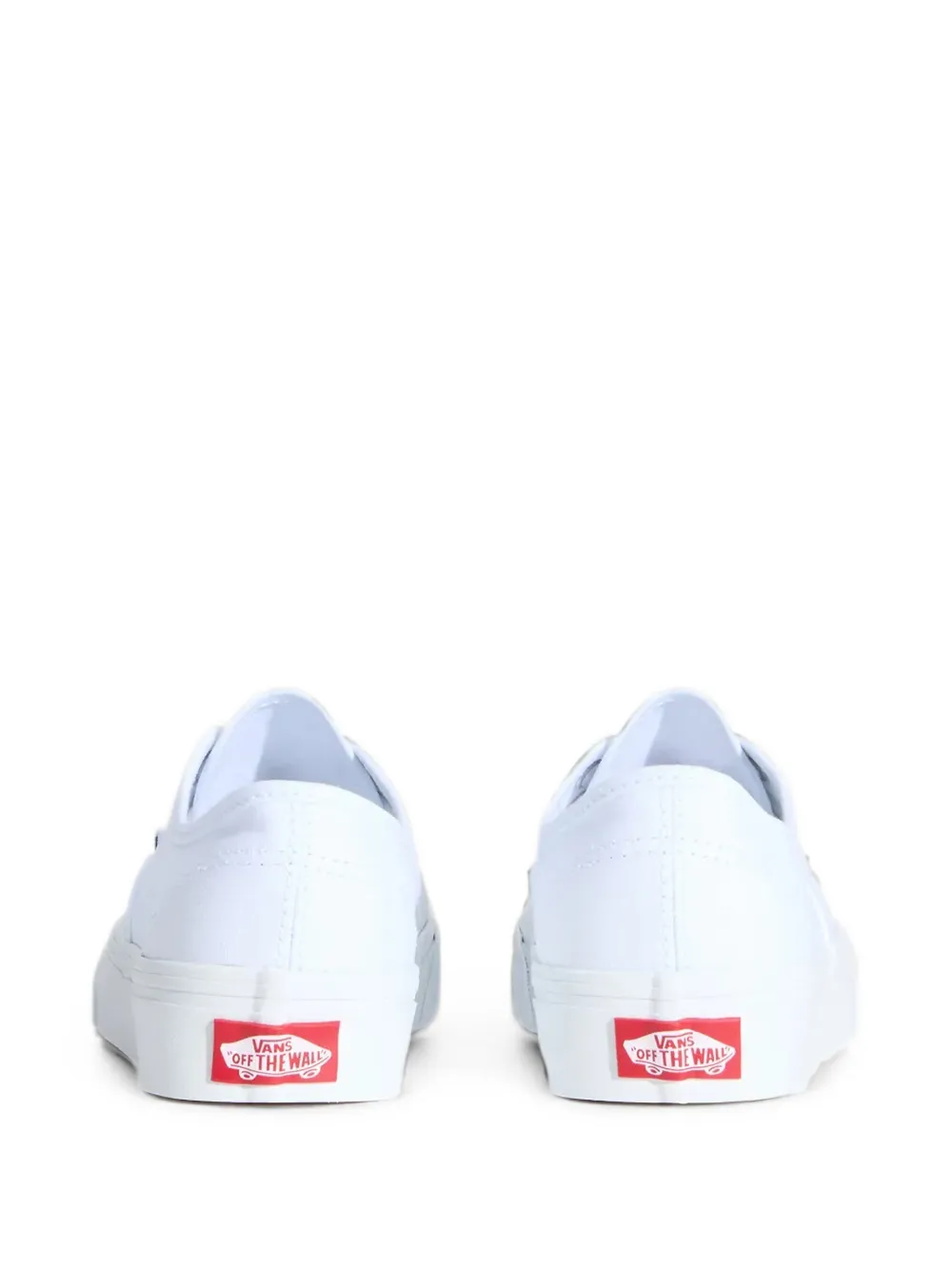Vans Kids Authentic logo-tag low-top sneakers Wit