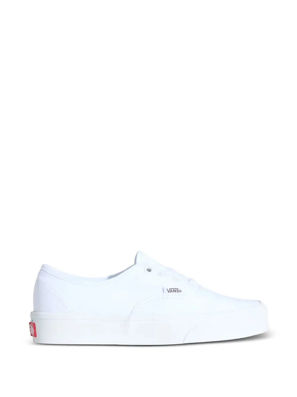 Vans Kids Authentic logo-tag low-top sneakers Wit