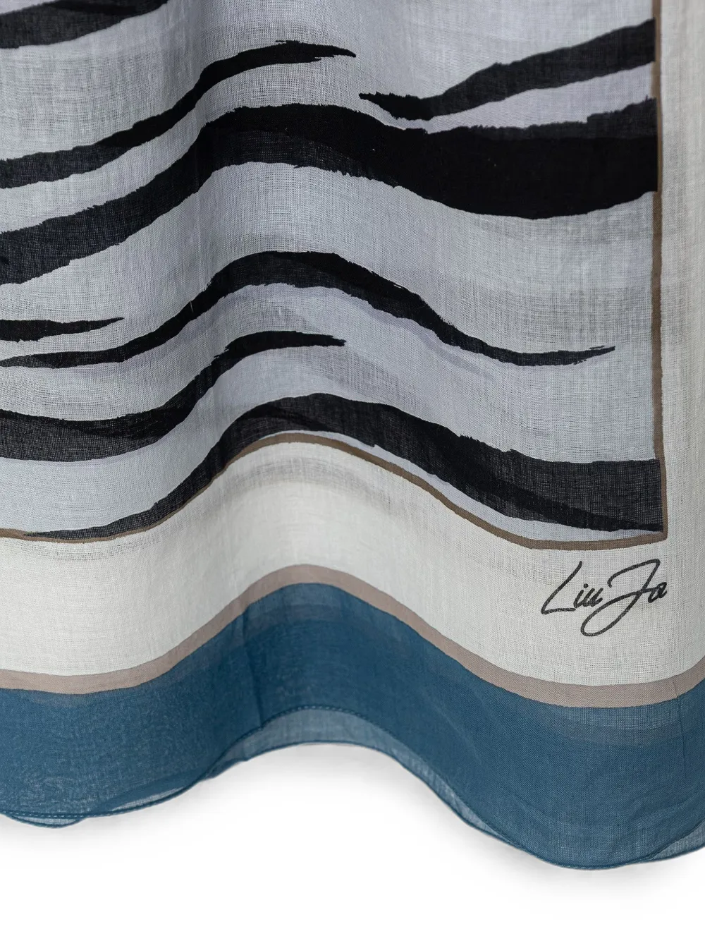 LIU JO Sjaal met zebraprint Beige