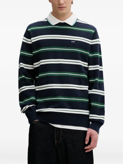 Levi's Housemark striped cotton sweater