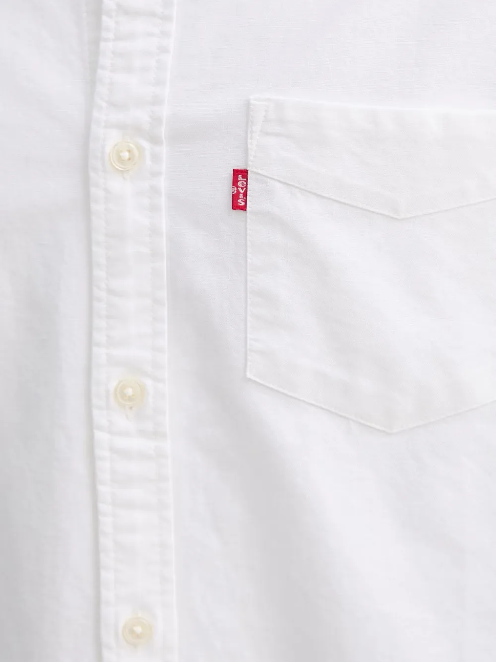 Levi's patch-pocket shirt Wit