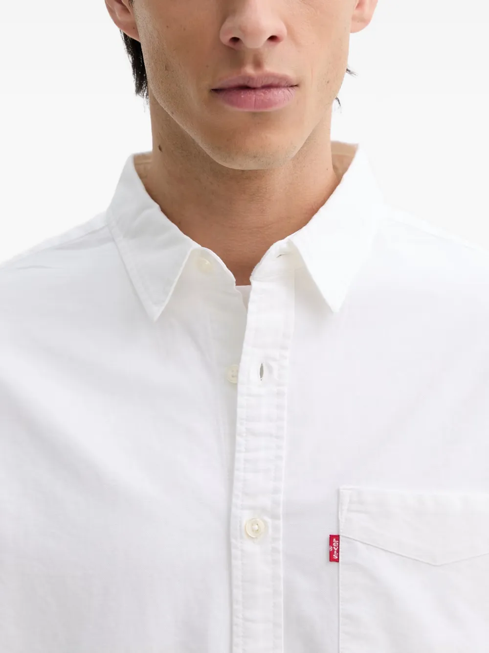 Levi's patch-pocket shirt Wit