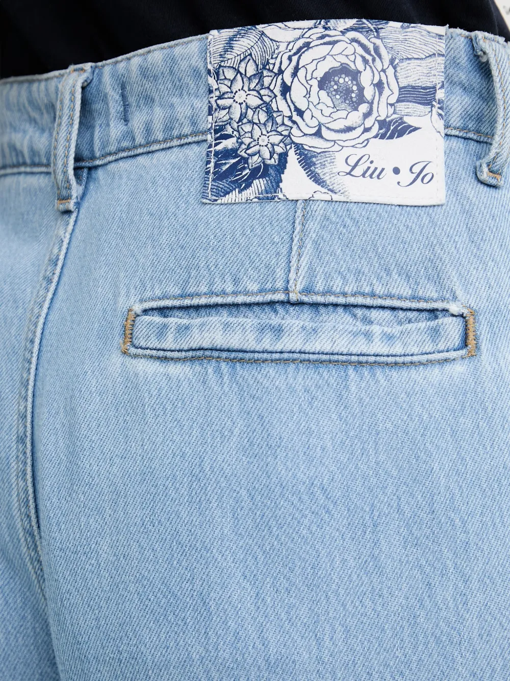 LIU JO Jeans met wijde pijpen Blauw