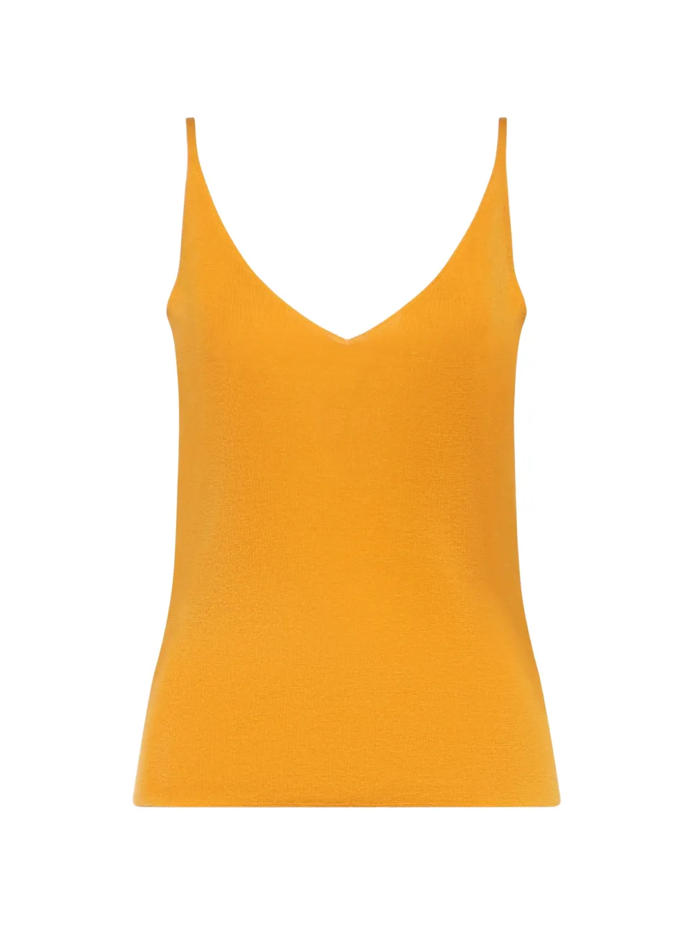 Loro Piana V-neck knitted top - Arancione