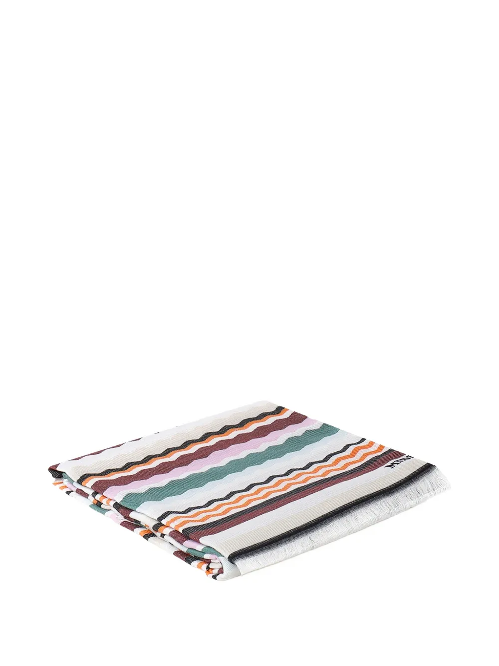 Missoni Home zigzag fringed beach towel - Rosso