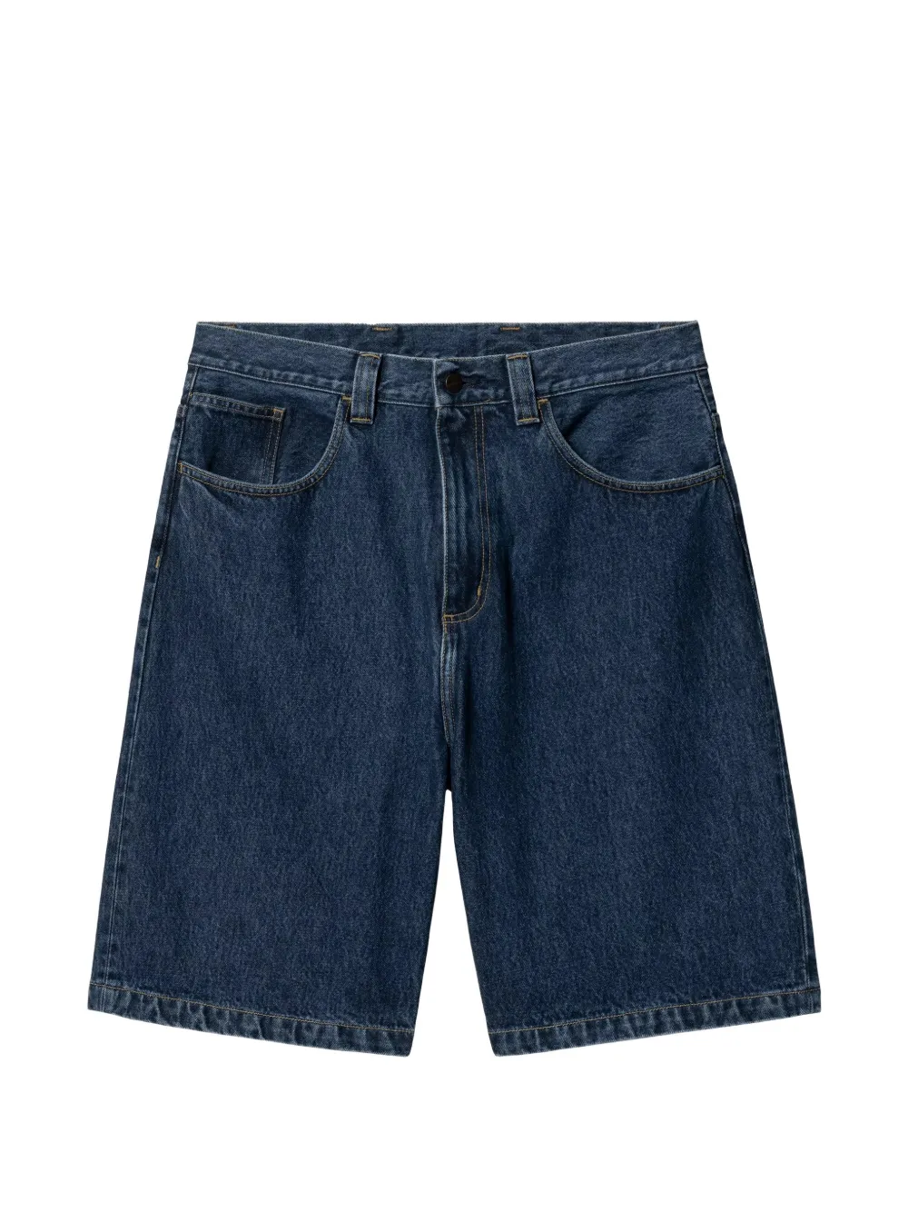 Carhartt WIP Brandon Jeans-Shorts mit Logo-Patch - Blau