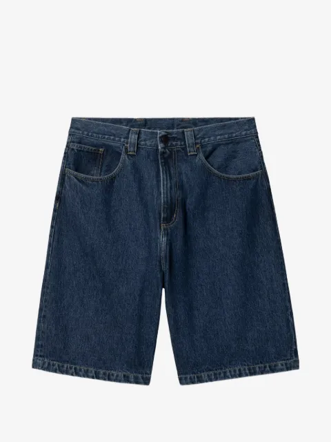 Carhartt WIP shorts de mezclilla con efecto lavado
