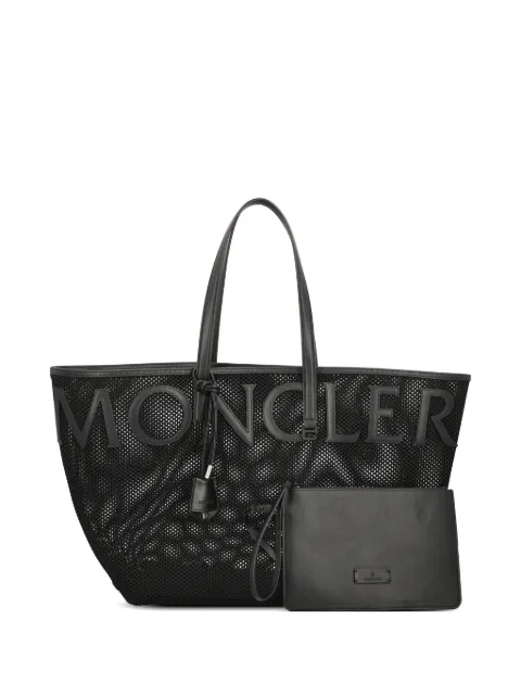 Moncler logo-embossed tote bag
