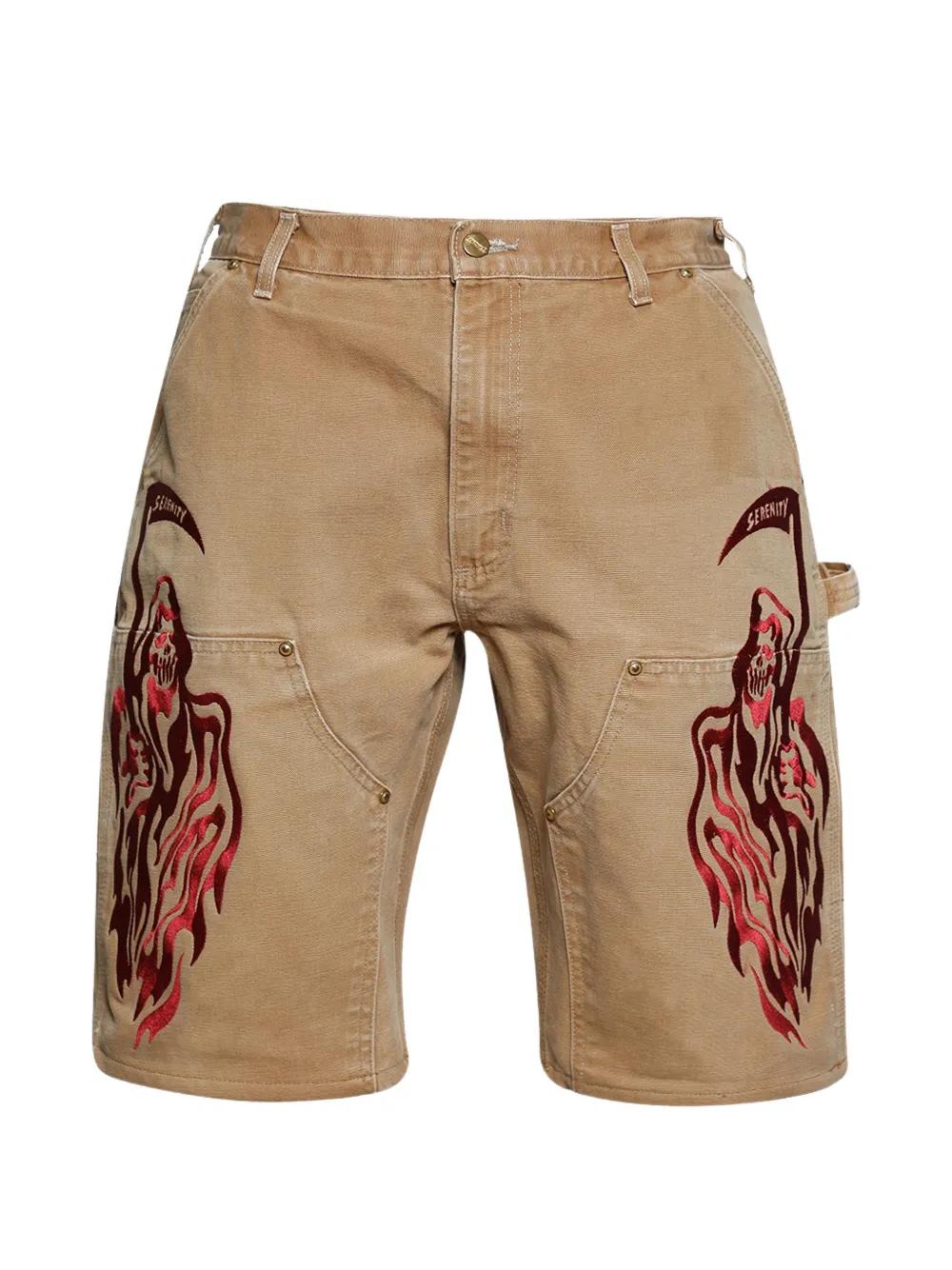 Warren Lotas Serenity double knee shorts - Neutrals
