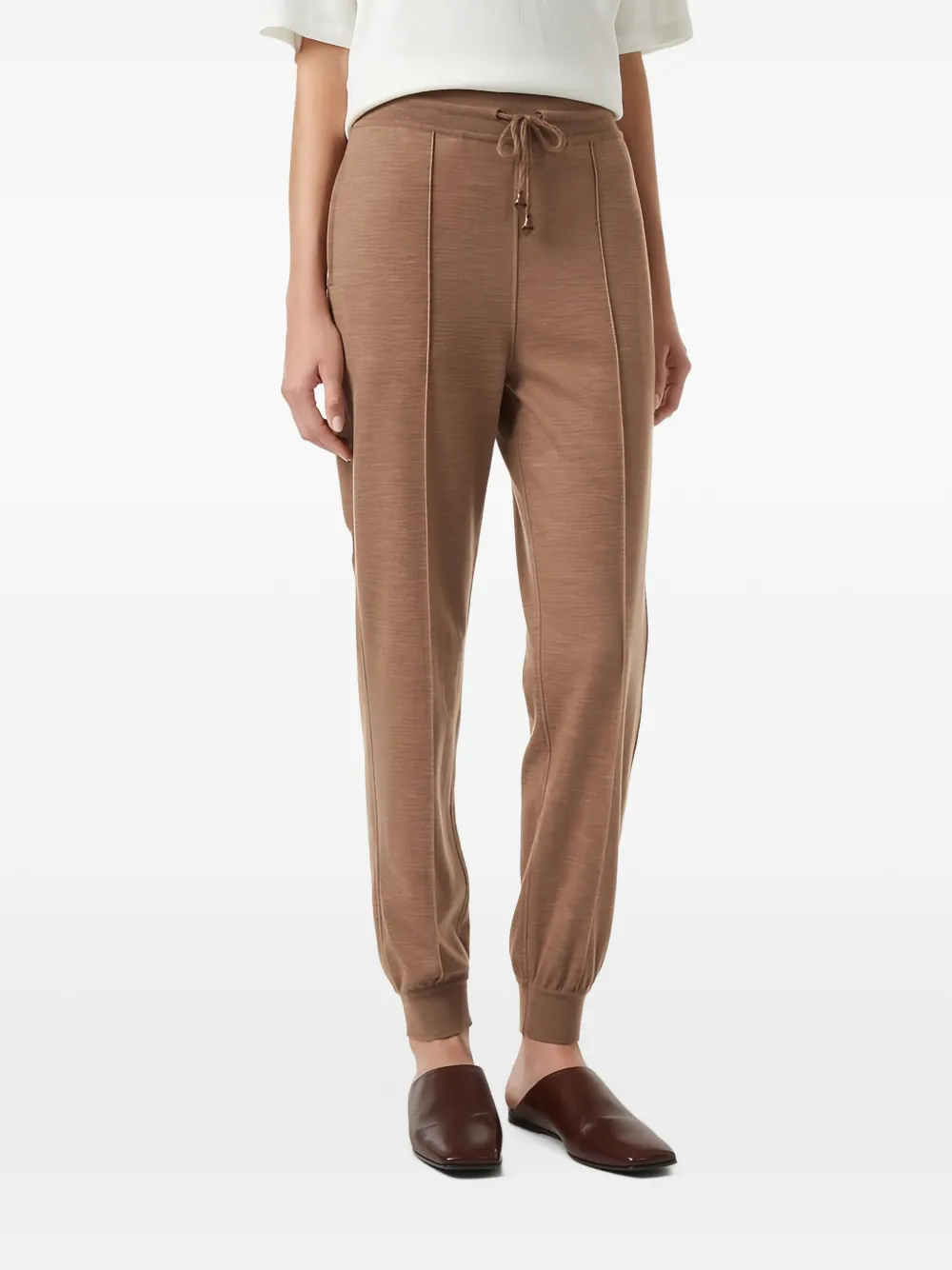 Loro Piana Viggiona drawstring track pants - Marrone