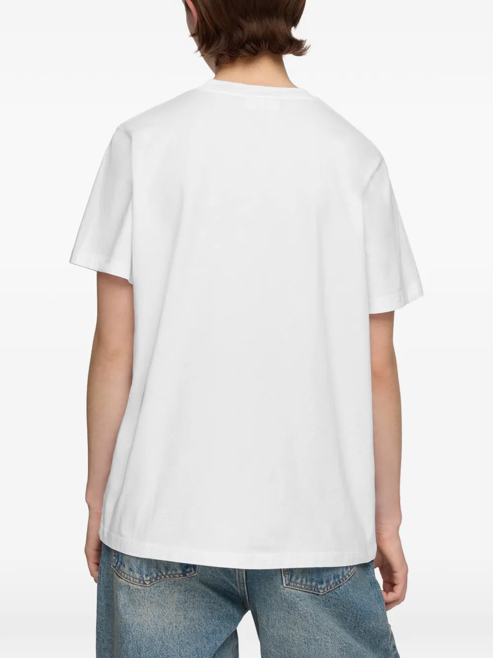 GANNI T-shirt met print Wit