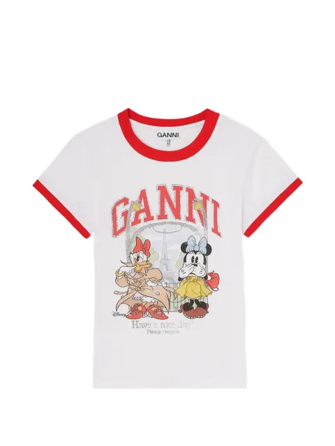 GANNI 图案印花T恤