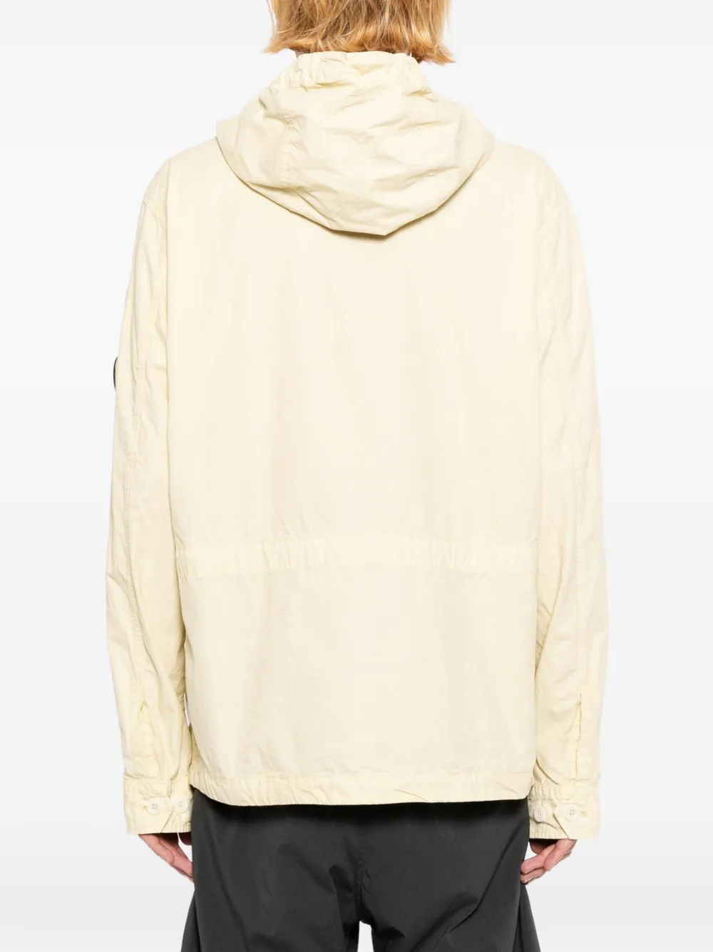 C.P. Company Micro-Reps jack met capuchon Beige