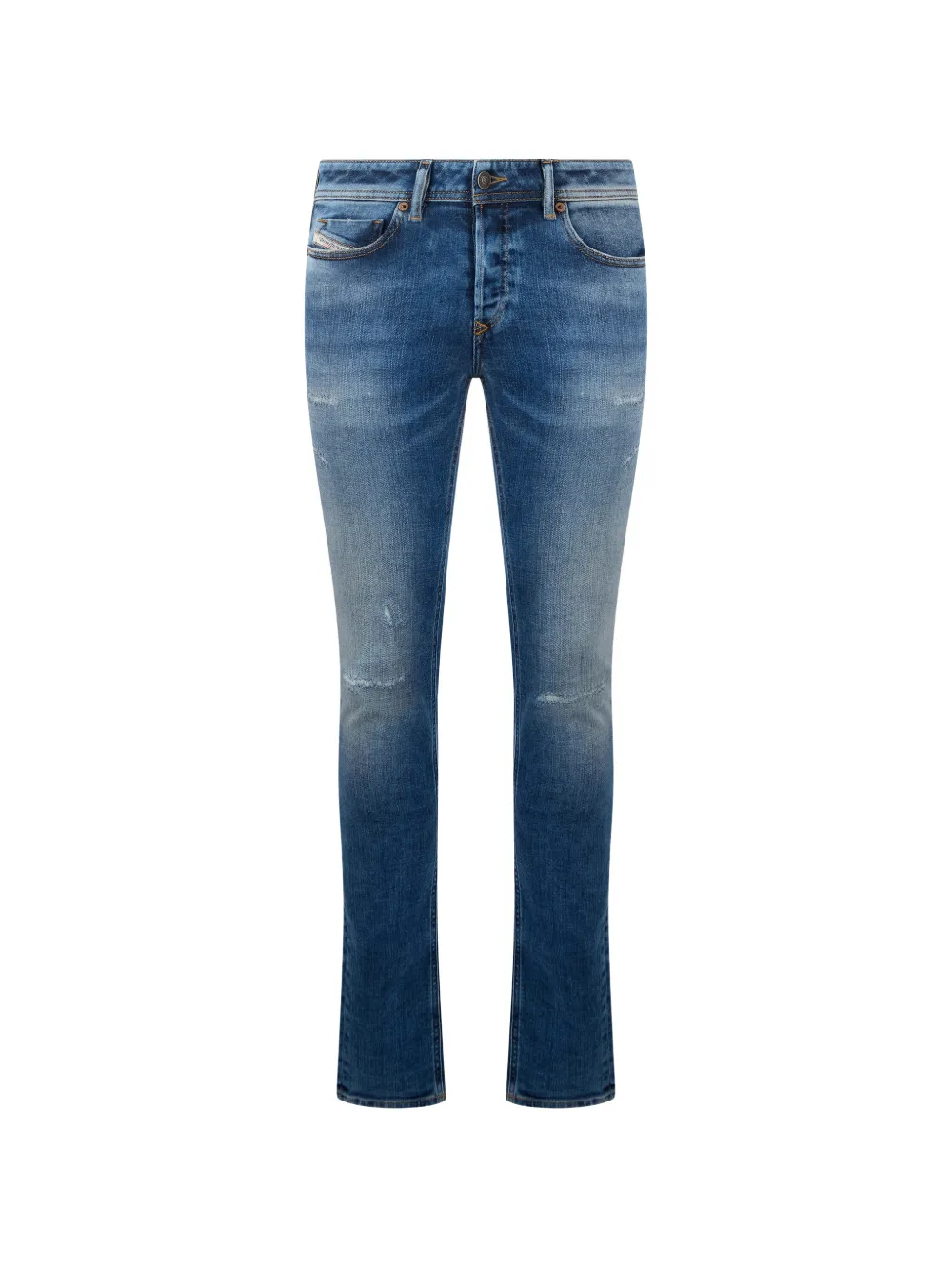 Diesel distressed skinny-fit jeans - Blu