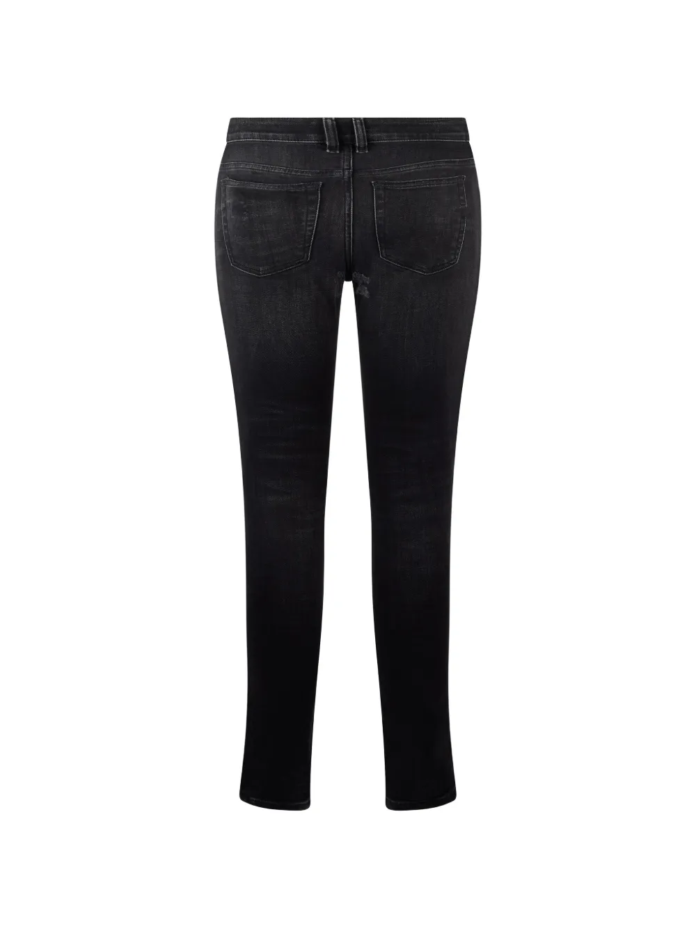 Diesel Gerafelde jeans Zwart