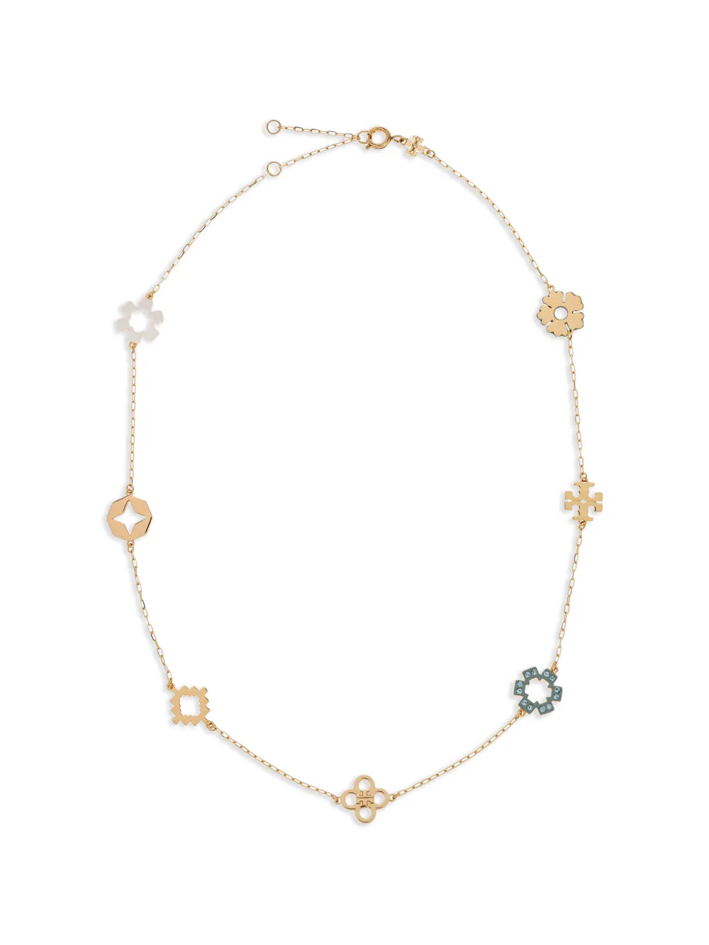 Tory Burch Forget Me Not Pavé necklace - Oro