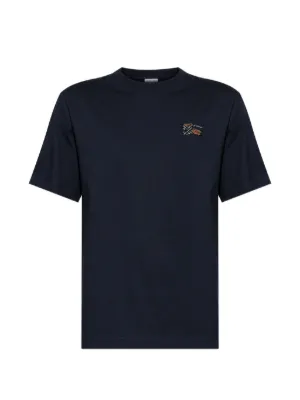 Burberry logo-embroidered T-shirt | Black | FARFETCH