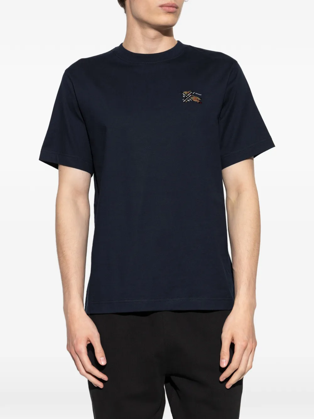 Burberry Katoenen T-shirt Blauw