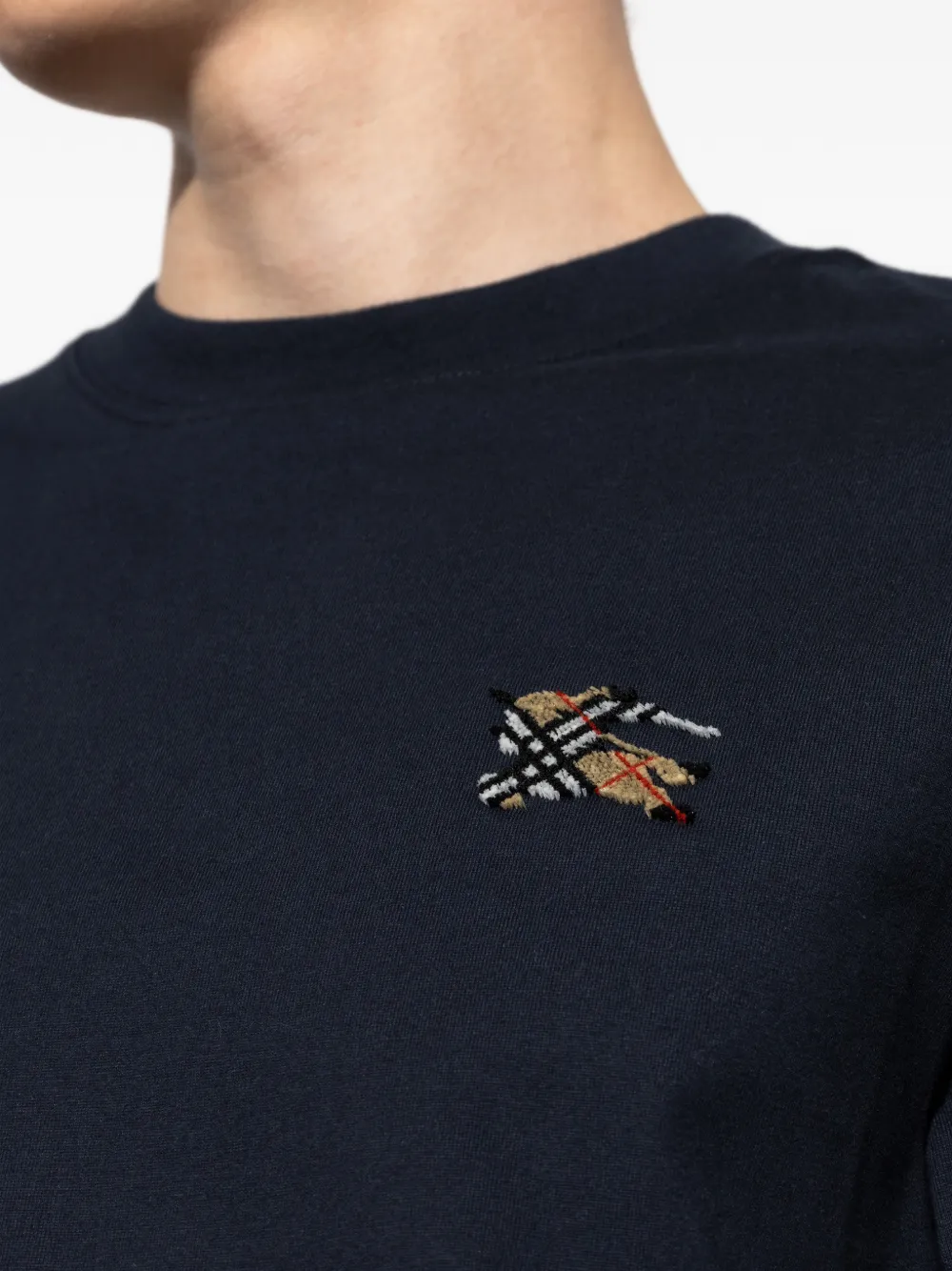 Burberry Katoenen T-shirt Blauw