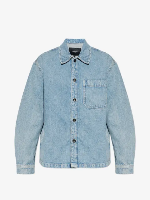 rag & bone button-up denim jacket