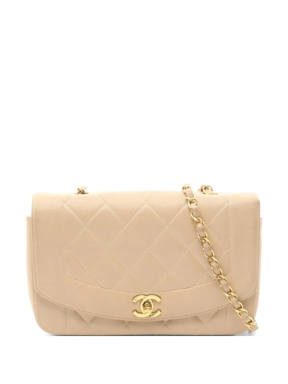 CHANEL Pre-Owned 1994-1996 Diana shoulder bag - Toni neutri