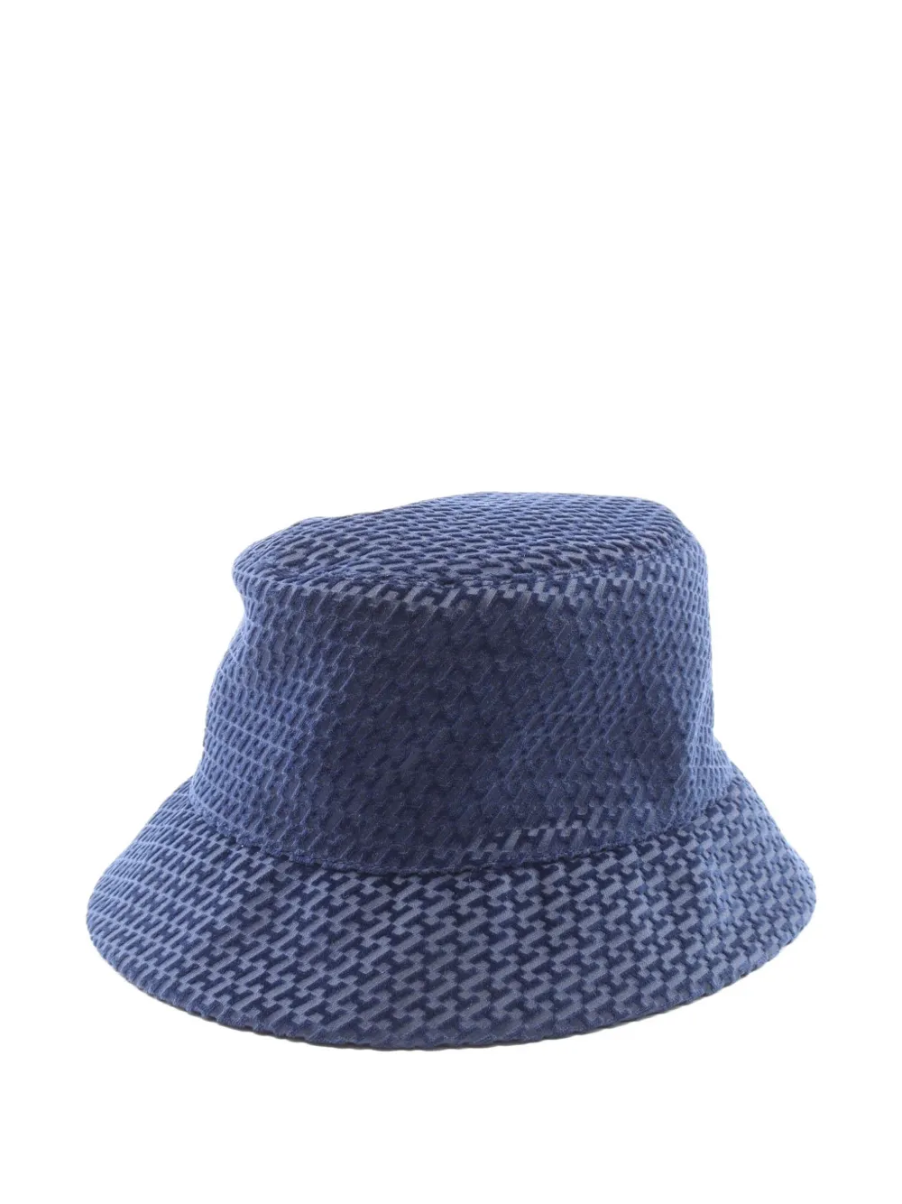 Hermès Pre-Owned 2020s Harper H-pattern bucket hat - Blu