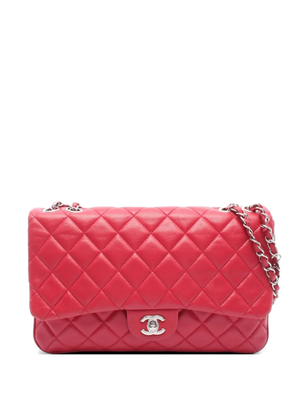 CHANEL Pre-Owned matelassé chain shoulder bag - Rosa