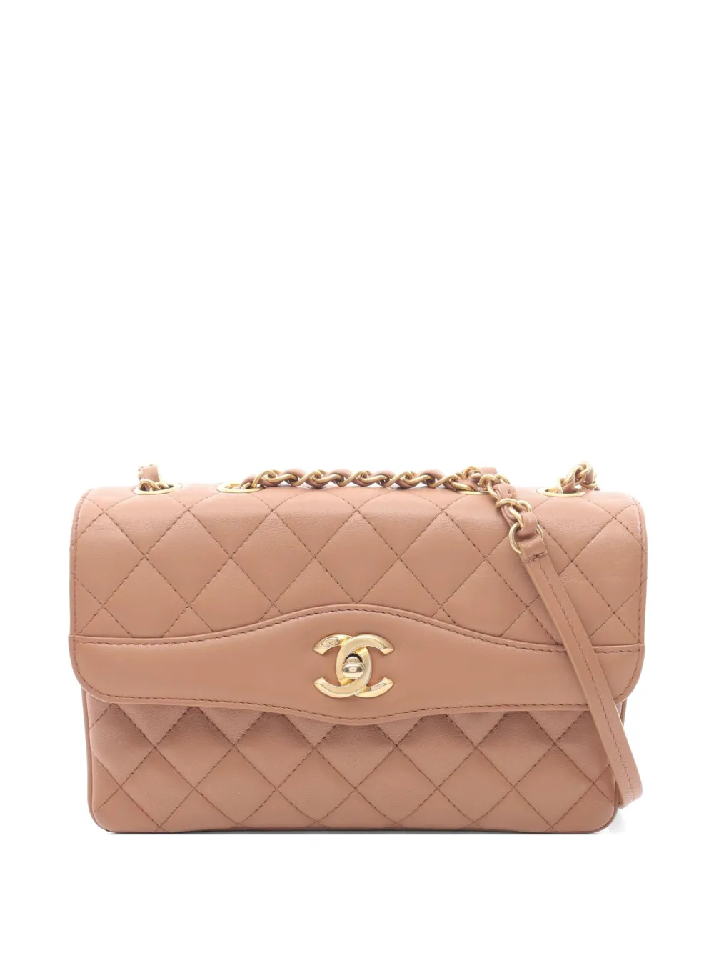 CHANEL Pre-Owned 2018 Matelass quilted shoulder bag - Toni neutri