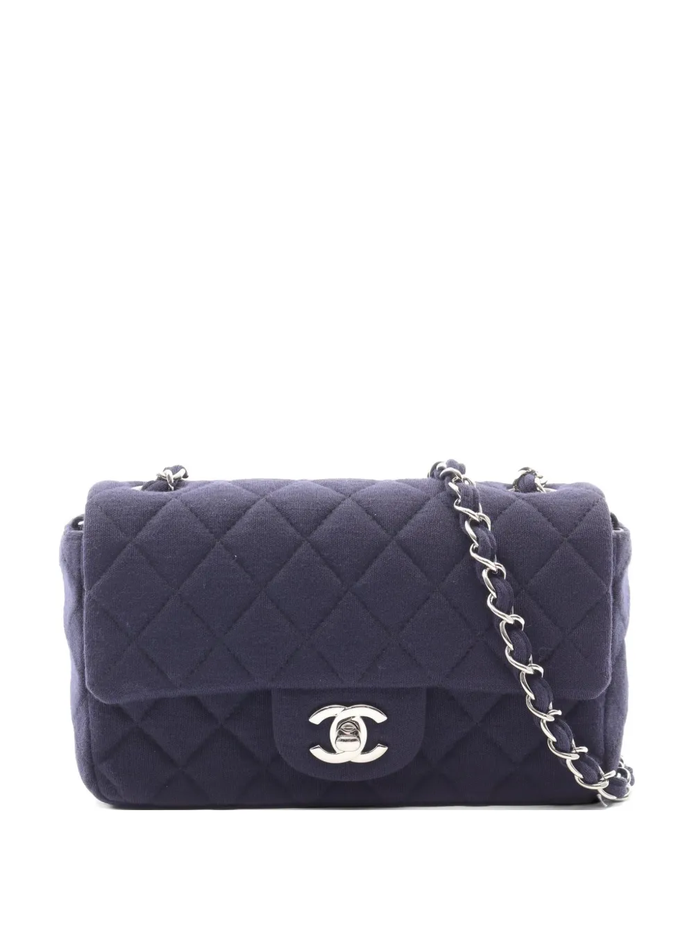 CHANEL Pre-Owned 2014 Matelassé chain shoulder bag - Viola