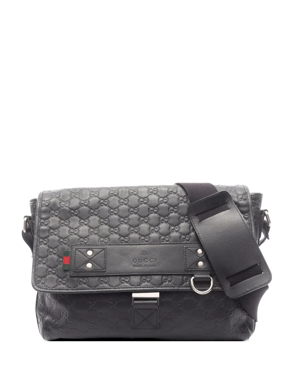 Gucci Pre-Owned 2000s GG Guccissima messenger bag - Nero
