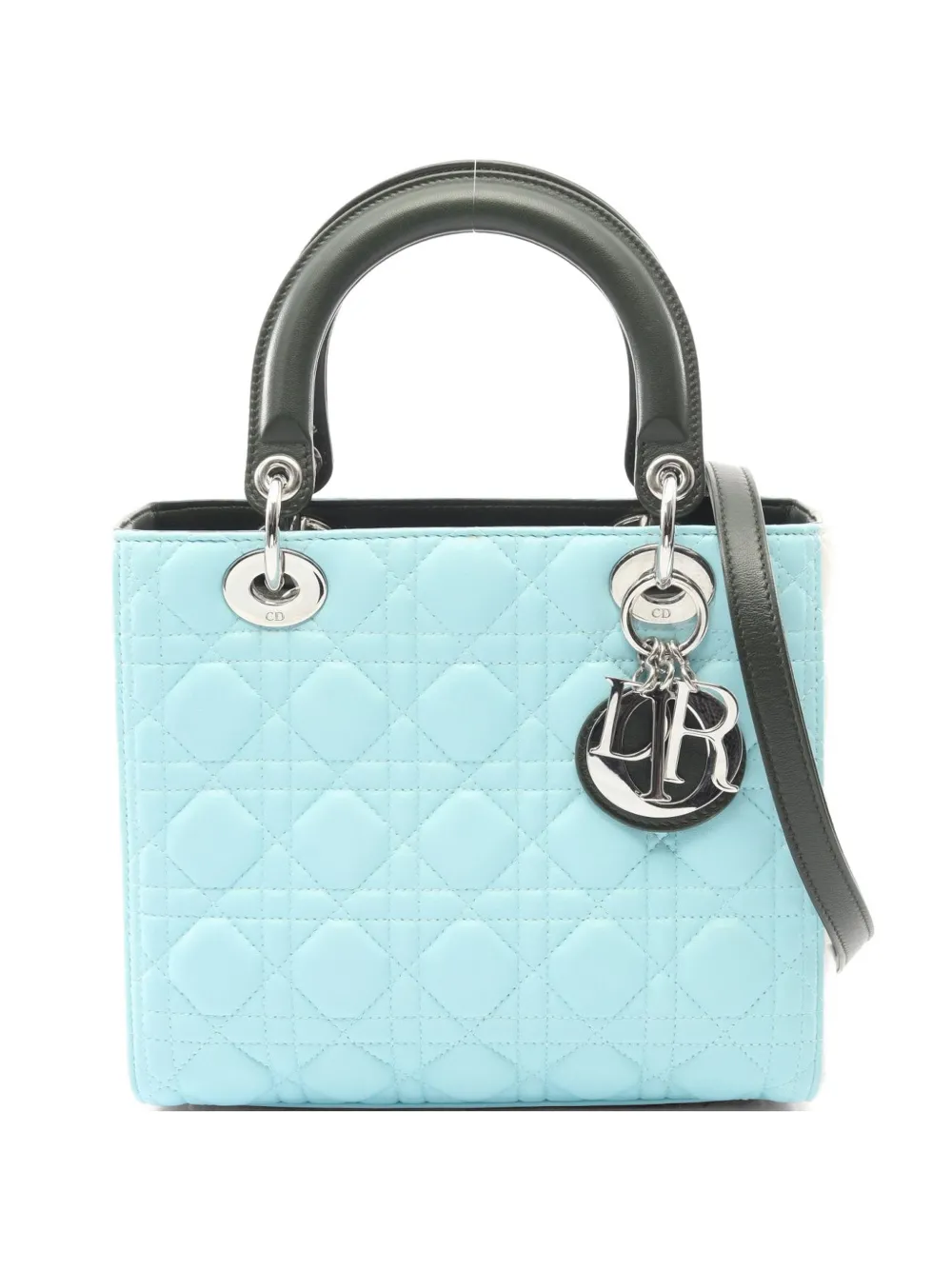 Christian Dior Pre-Owned Lady Dior two-way handbag - Blue